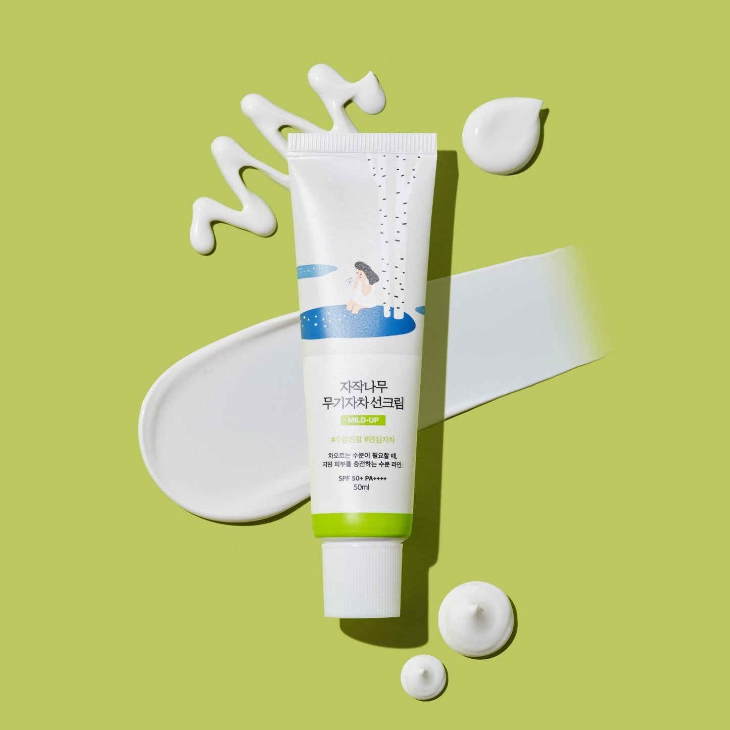 Birch Moisturizing Mild-Up Sunscreen SPF 50+, PA++++, 50ml